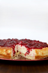 Cranberry Vanilla Cheesecake