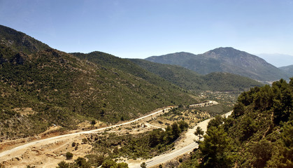 Fototapeta na wymiar Mountains in southern part of Turkey