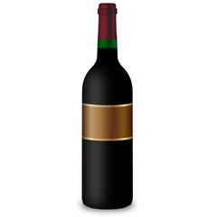 Bottiglia di vino rosso