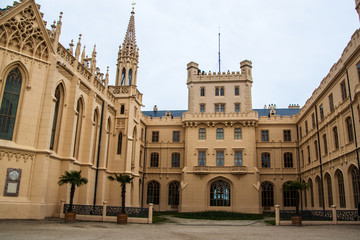 Chateau Lednice in southern Moravia
