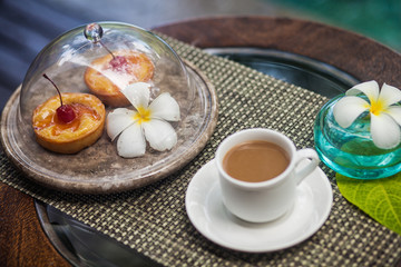 Cake and coffee