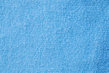 surface of  blue towel