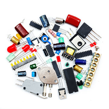 Bunch of electronic components