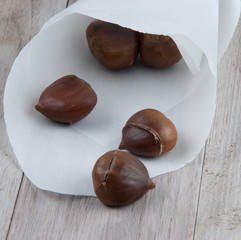 chestnuts ready for roasting