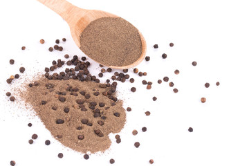Black peppercorns