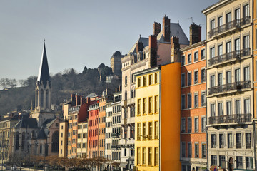 Fototapeta premium Colourful Lyon