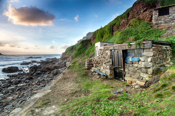 Fishing Huts at Priest's Cove