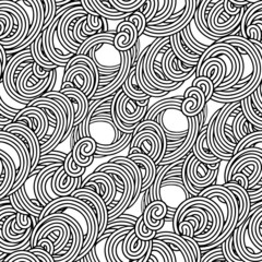 Seamless abstract doodle pattern
