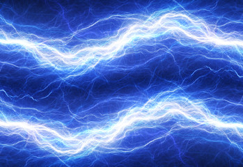 Abstract blue electrical background