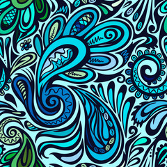 Paisley seamless pattern