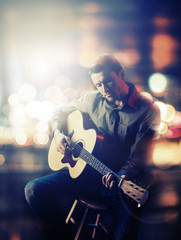 Obraz premium Guitarist