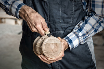 Carpenter at work