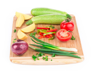 Various ripe vegetables