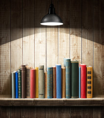 Wooden shelf