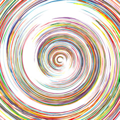 Abstract spiral lines color vector background.