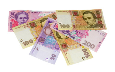 Hryvnia in assortment