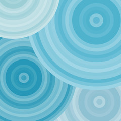 Blue ripples, circles, abstract background