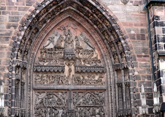 Fototapeta premium église saint sébald...Nuremberg