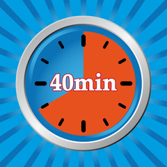 40 MINUTES ICON