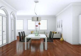 moderne Wohnung Interieur Design