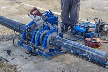 pipe welding machine for connecting water pipe