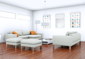 moderne Wohnung Interieur Design