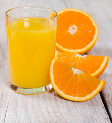 Fresh orange juice