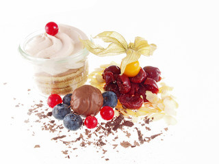 chocolate chestnut pudding