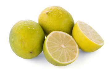 Fresh green limes