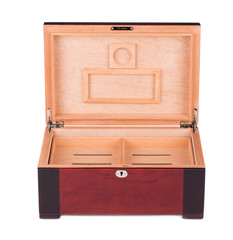 Opened humidor