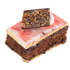 Piece of chocolate cake