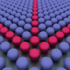 Group of colorful balls