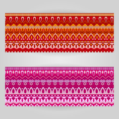vector templates set with art ornamental theme