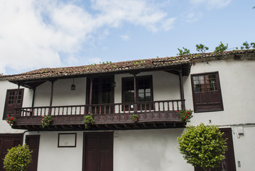 Mediterranean house with balcony