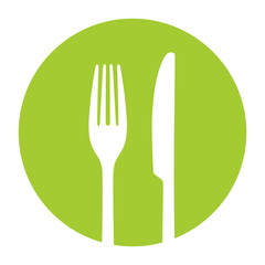 Fork and knife icon