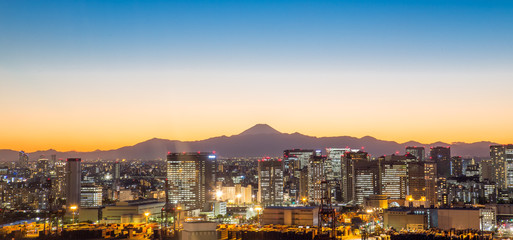 night view,Tokyo, Japan.