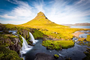 Cercles muraux Kirkjufell Montagne Kirkjufell, Islande, paysage de la péninsule de Snaefellsnes