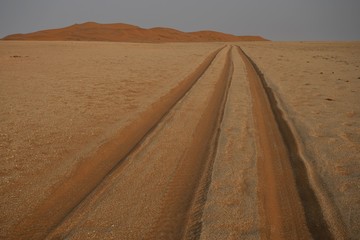 Piste durch die Namib-Wüste