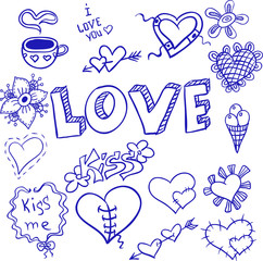 doodle for valentine's day