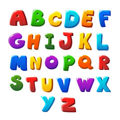 Fototapeta premium Alphabet letters
