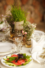 wedding decoration rustic style flowers catering
