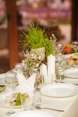 wedding decoration rustic style flowers catering