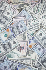 money in a chaotic manner on the floor