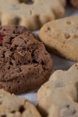 Background of homemade cookies