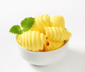 Bowl of butter curls