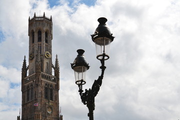 Fototapeta na wymiar The Belfry of Bruges, Belgium