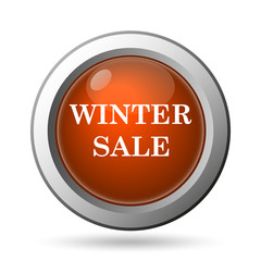 Winter sale icon