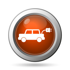 Electric car icon