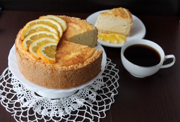 orange cheesecake