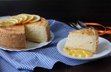 orange cheesecake